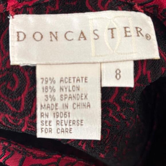 Nwt Doncaster red jacquard corset top - Picture 5 of 5
